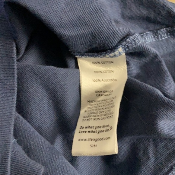 Life Is Good LSleeve TShirt “Brew What You Love” Blue Men’s XLarge NWT - Picture 9 of 9